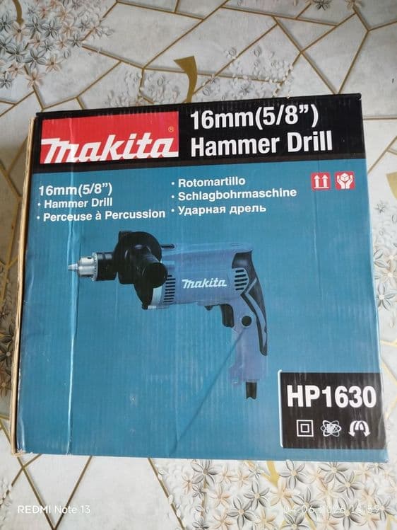Сетевая Ударная Дрель Makita HP1630 — 1