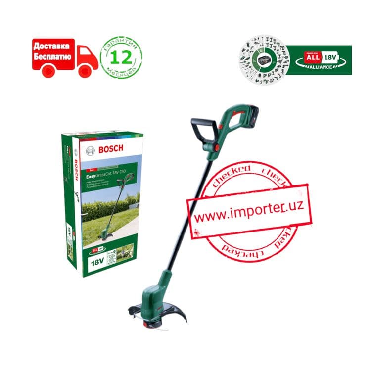 Аккумуляторный Триммер Bosch EasyGrassCut 18V (газонокосилока) — 1