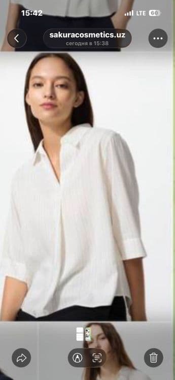 Uniqlo, новая рубашка, 2XL, маломерит — 1
