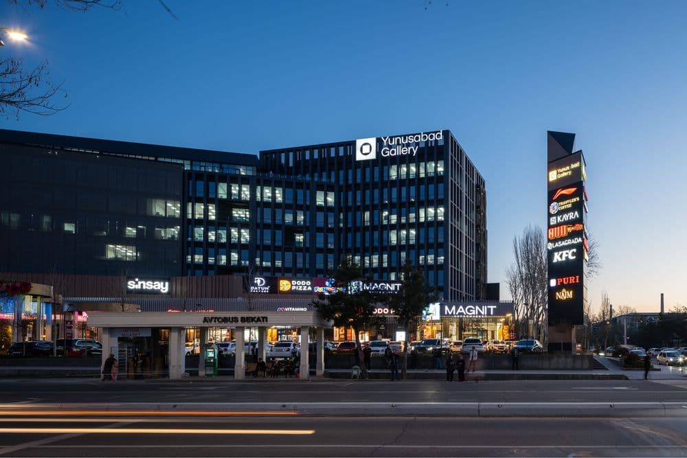 Yunusabad Gallary аренда в торговом центре от 5 до 80 м2 — 1