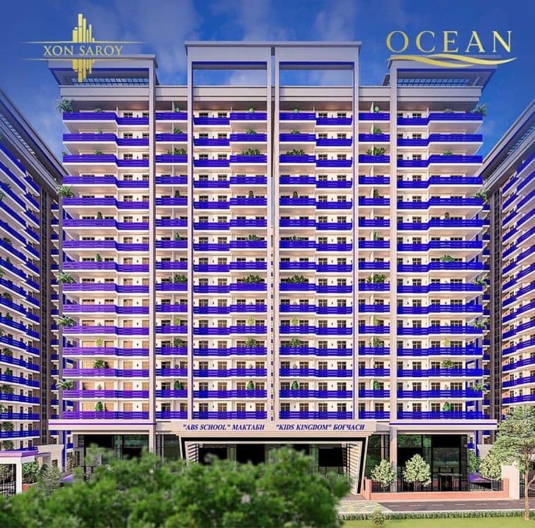 Продаеться 2 комнатная квартира в Юнусабадском районе Xon saroy OCEAN — 1