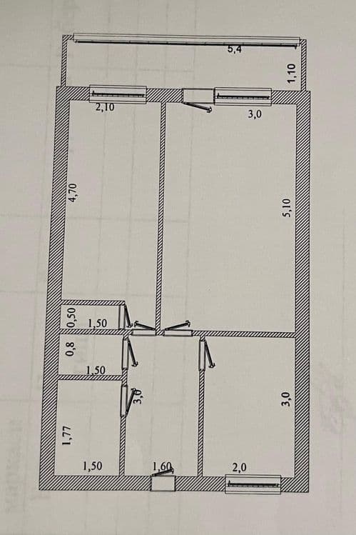 Квартира 2к. 3мкр. 2этаж.. — 1