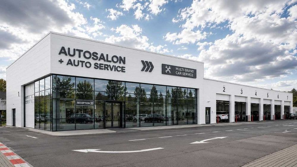 Автосалон + Ангар 1480 м² + Автосервис | 27 Соток | Олмазор — 1
