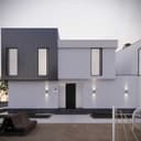 Townhous 9 комнатный коробка 4 уровня