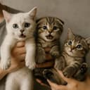 Продаются котята скотиш фолд и серебристая шиншилла