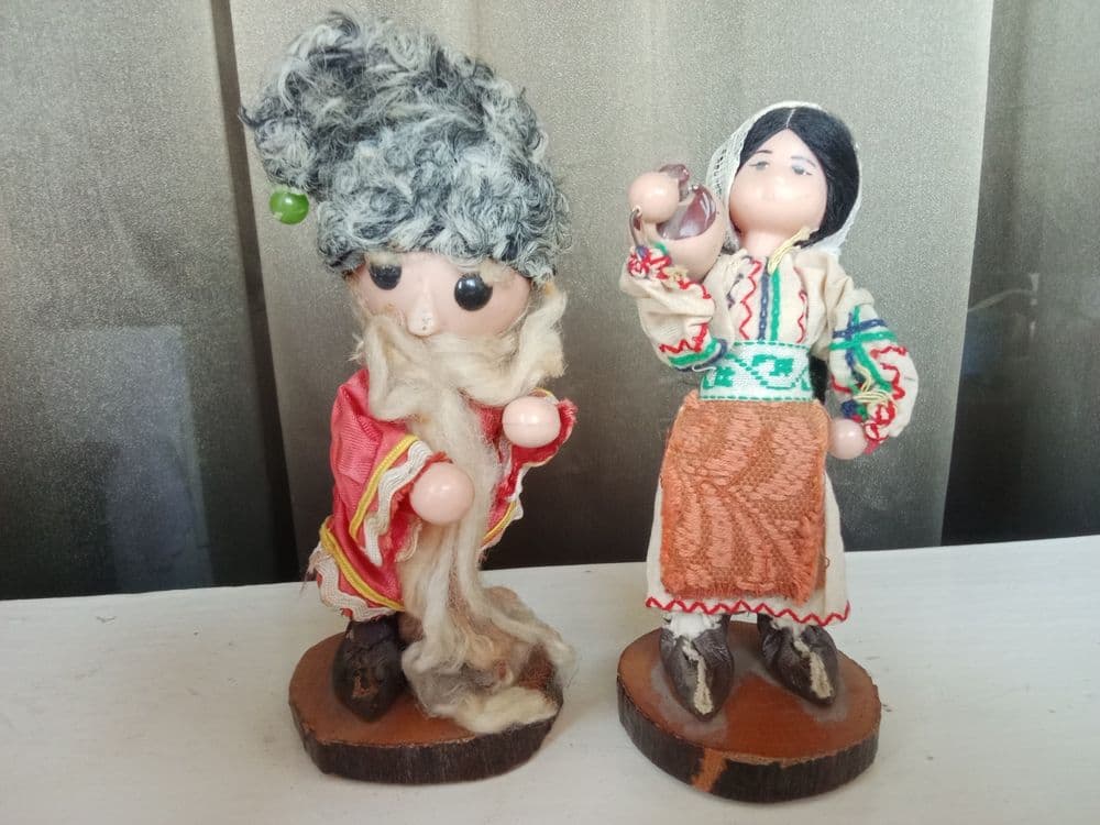 Кукла фарфор ГДР и куклы СССР гуцул и молдаванка — 1