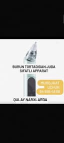 Aspirator, burun aspiratori SIFATLI TOVAR QULAY NARXDA