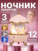 Ночник проектор карусель