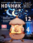 Ночник проектор звездного неба с проекцией и Bluetooth