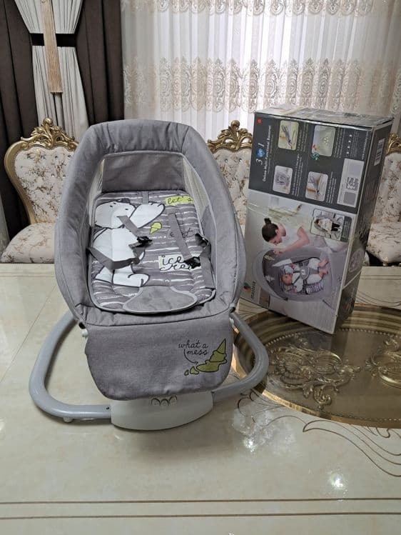 Электрокачели-шезлонг Mastela 3-in-1 Deluxe — 1