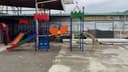 Десткие уличные качели и комлексы на заказ