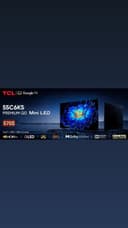 TCL Qled 55 - 144 HZ Google tv. Ovozli boshqaruv