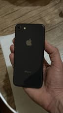 Iphone 8, telefon, black
