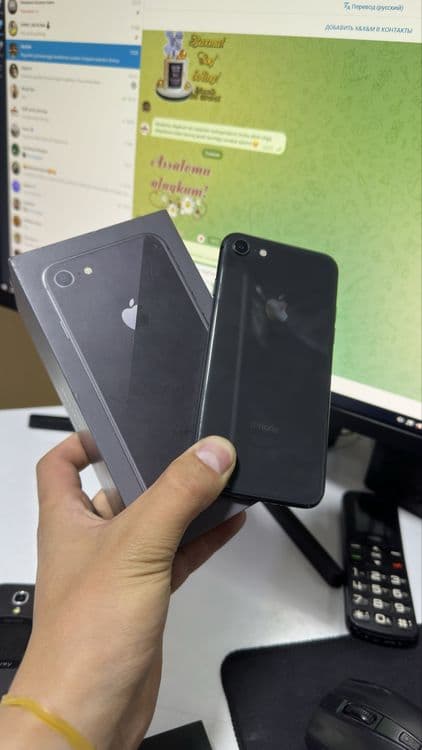 iphone 8 holati yaxshi 8. 256 talik hotira yomks 100 % alishgan — 1