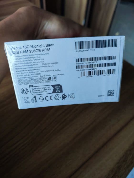Redmi 15 C 8/256 Yangi Ochilmagan — 1