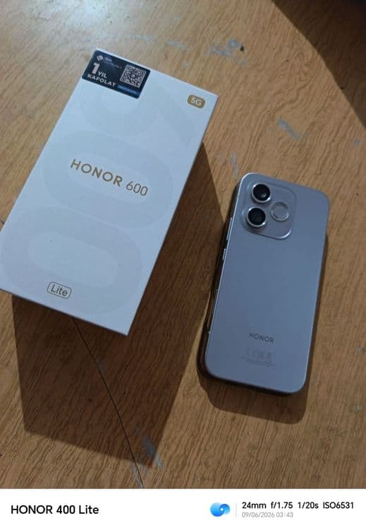 Honor 600 lite 5G 2 oy ishlatilgan (silver ) — 1