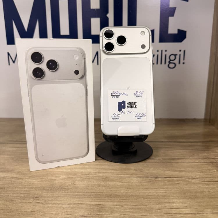 iPhone 17 Pro Max 100% 62sikl NASIYA BOR — 1