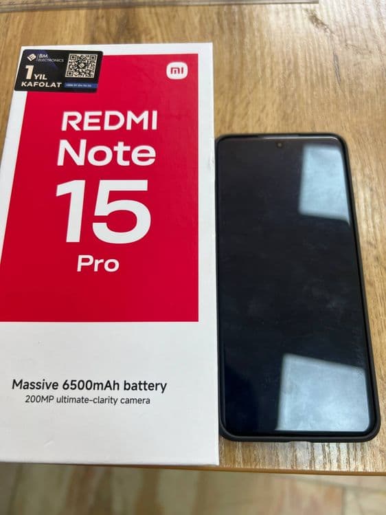 Redmi note 15 pro
Очилганига 1 ой хам бўлмаган срочна сотилади
О — 1
