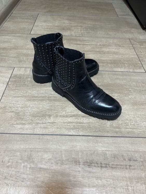 Ботинки Zara кожаные — 1