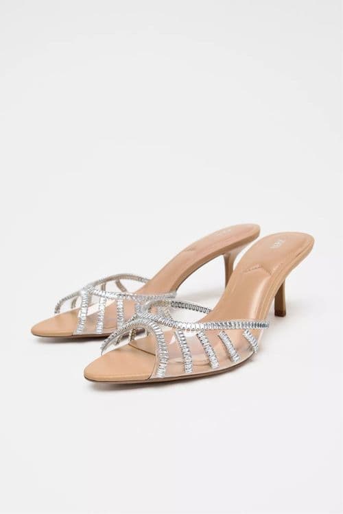 Новые мюлис камнями ZARA — 1