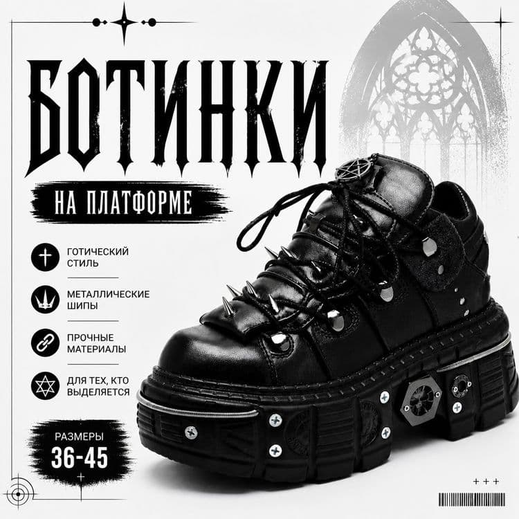 Ботинки Красовки Шикарные Женские Ботильоны на Платформе с — 1