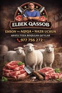 qassob xizmati qassob 1 kg 85000 ming