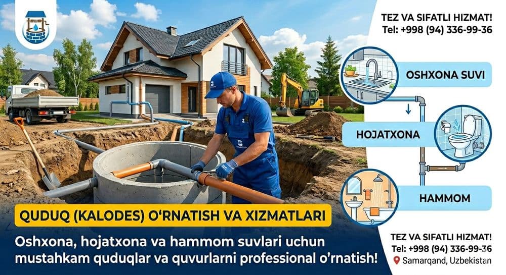 Quduq Transha kovlash — 1