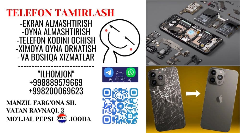 Ремонт телефонов Telefon tamirlash — 1