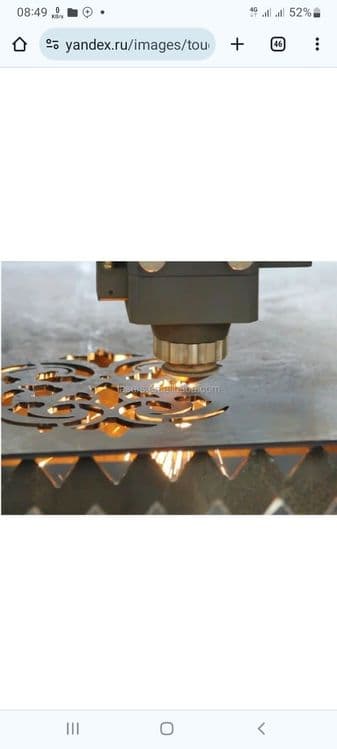 Lazer rezka lazer orqali metal kesish — 1