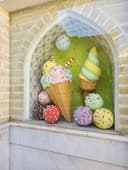 Оформление из пенопласта, декор для украшения любых учреждений.