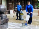 Брусчатка ва фасад, бассен Тозалов хизмати (Чистка брусчатка и Бассейн