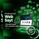 Professional Web Sayt | 5 kunda tayyor | 50+ mijoz | SEO bilan