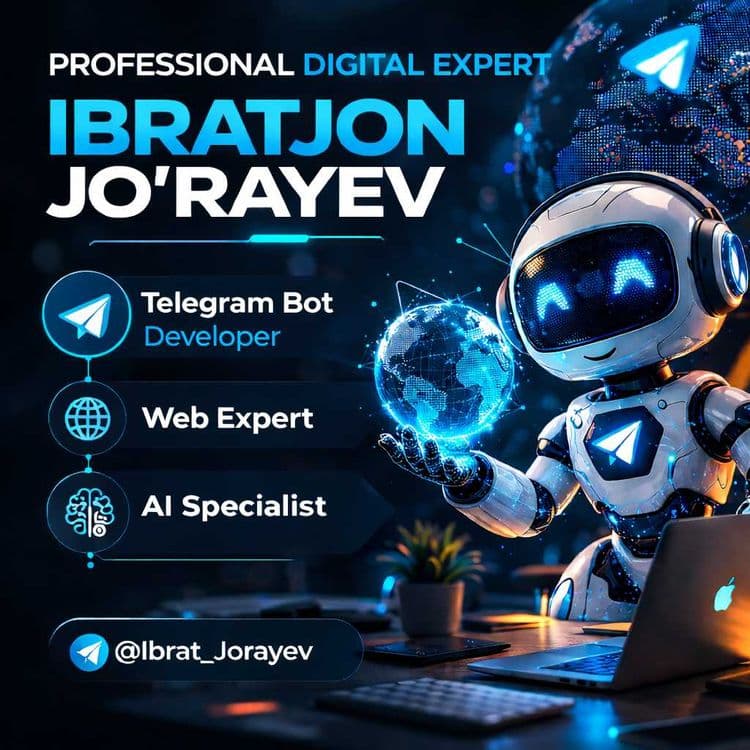 Web sayt yaratish | Telegram bot yaratish | Web dasturchi xizmati — 1