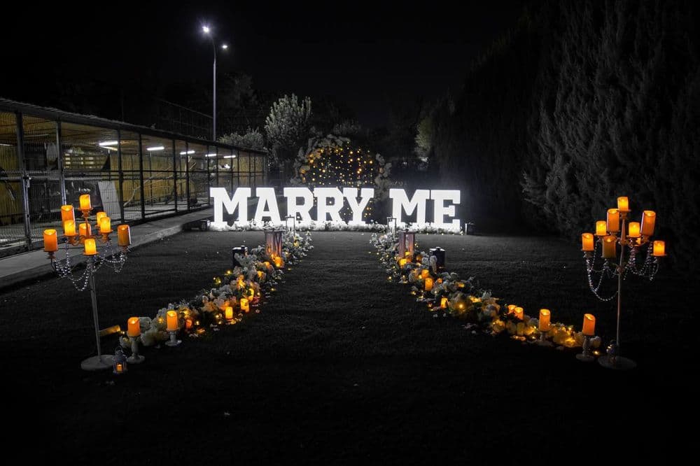 Marry me decoratsiyasi — 1