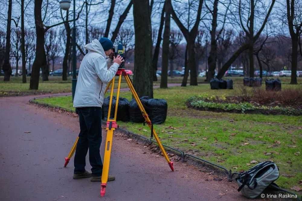 Геодезист - топографическая съемка. разбивка осы. подсчет участка. — 1
