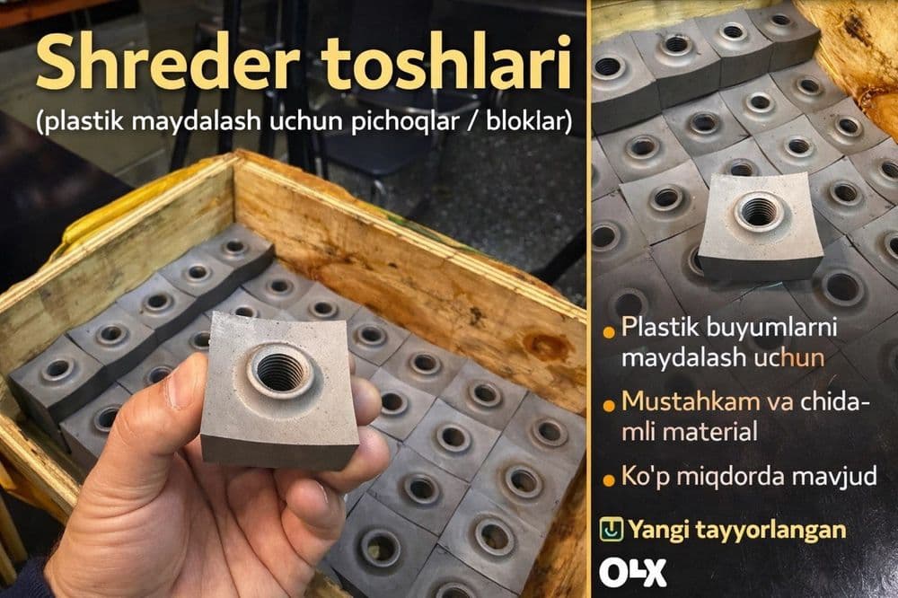 Шрейдер дробилка тошлари станокга — 1