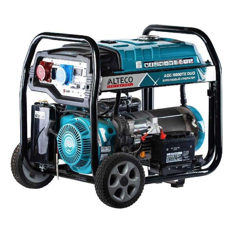Бензиновый генератор Alteco AGG 11000 TE DUO Гарантия - 24 месяцев — 1