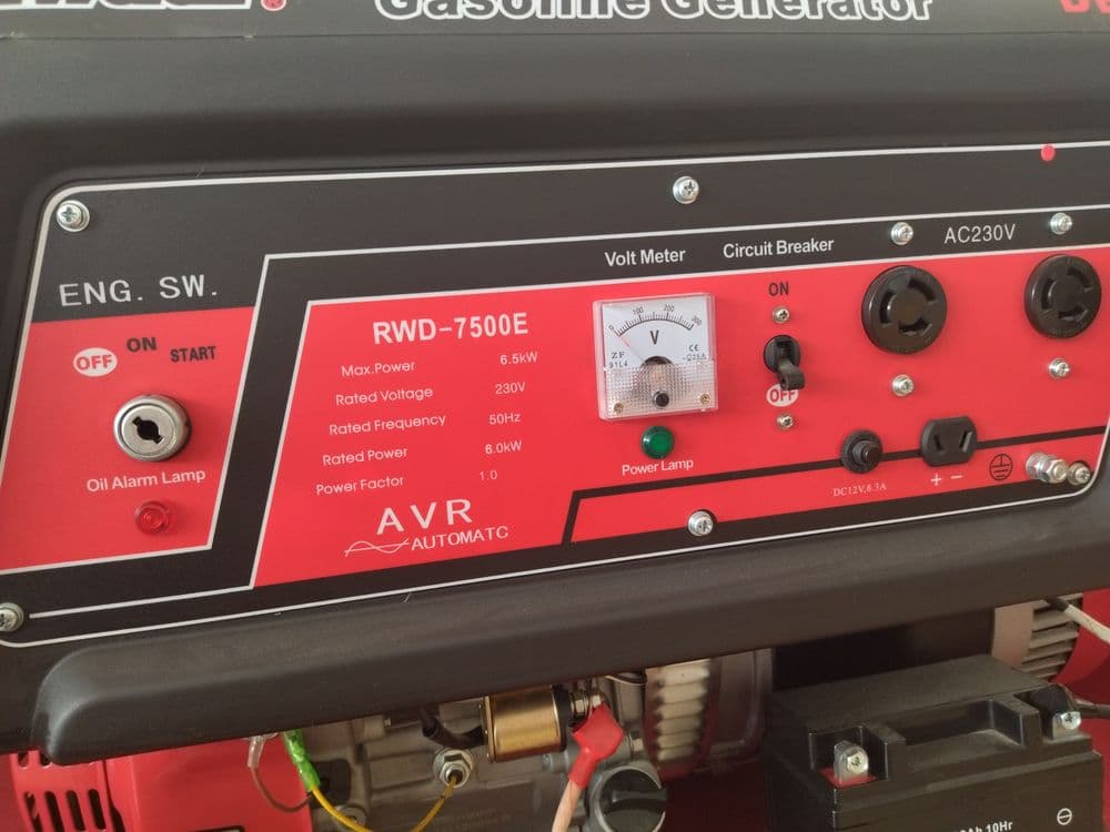 Generator Генератор движок dvijok RWD-7500E 6 kw — 1