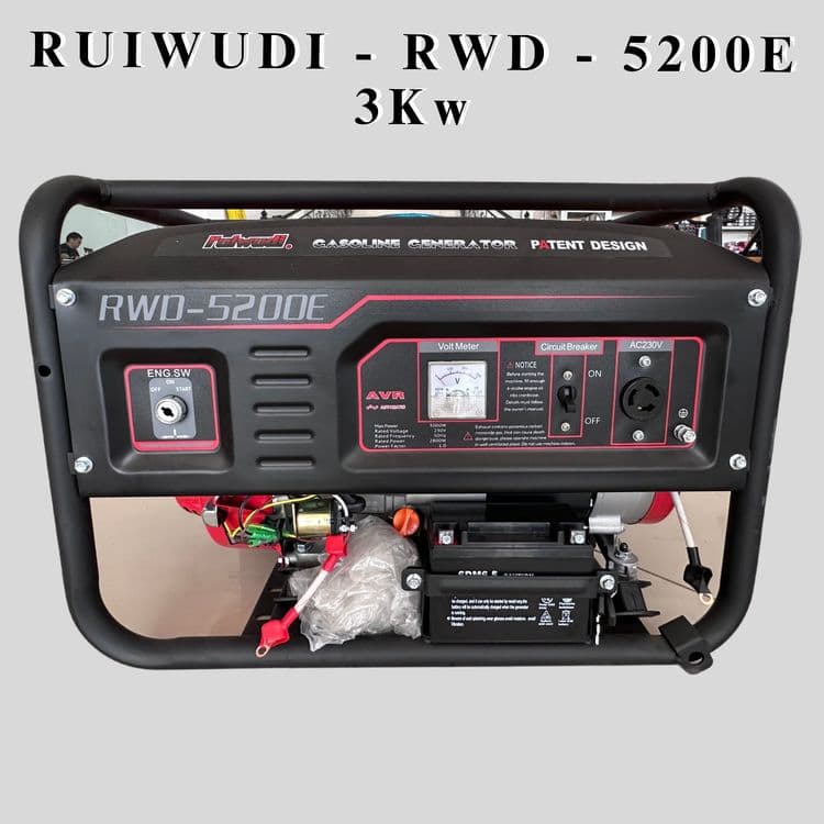Generator Dvijok генератор движок RWD-5200E 3 kw — 1