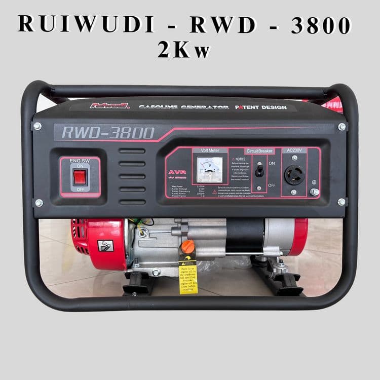 Generator RUIWUDI Dvijok генератор движок RWD-3800 2 kw — 1