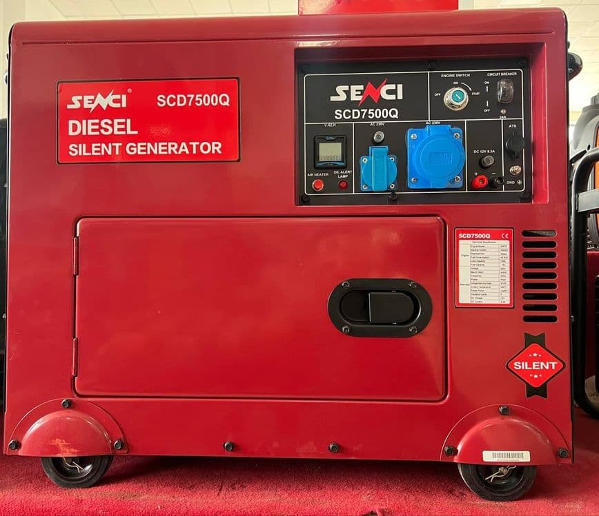 Dizelniy generator SENCI CAMEO divijok, 6 KWT Дизельный генератор движ — 1