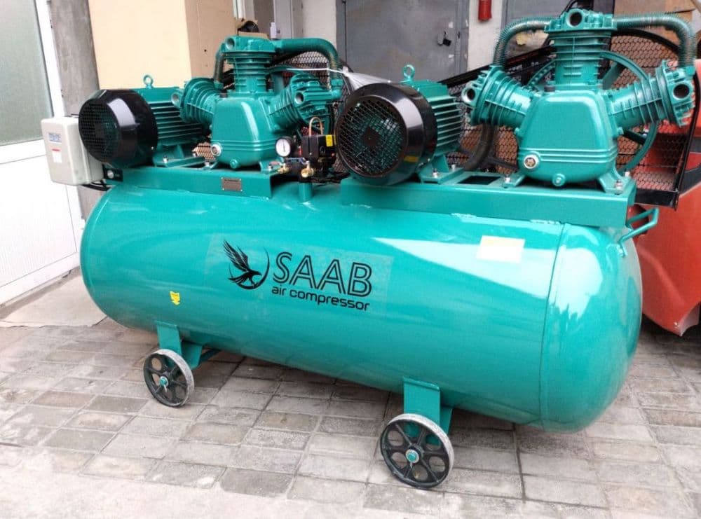 воздушный компрессор (поршнли x2) 500 л SG3090*2 — 1