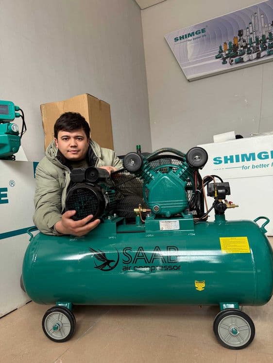 компрессор SAAB -150L vozdushniy komprssor 220 vot 380volt 200lt — 1