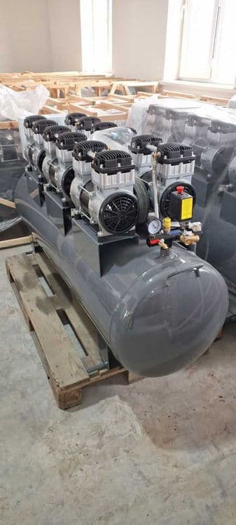 Bоздушный безшумный компрессор 350L kompressor Гарантия — 1