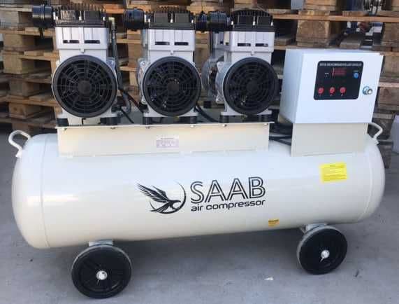Bоздушный безшумный компрессор 150L kompressor Гарантия — 1