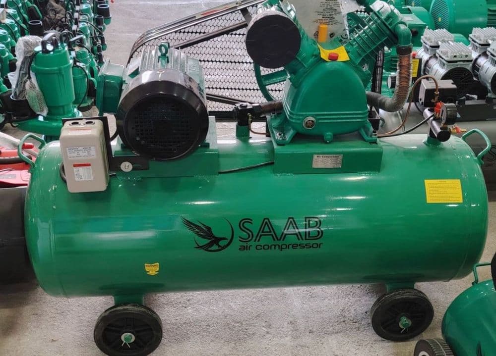 Воздушный компрессор SAAB porshnli SG2051 бак (100 л) — 1