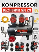 KOMPRESSOR bezshumniy. VECTOR 50l