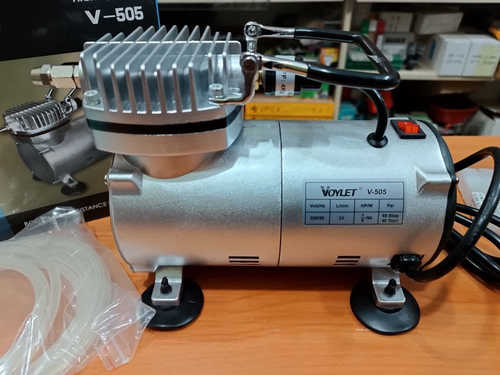 Мини компрессор для аэрографа, mini kompressor — 1