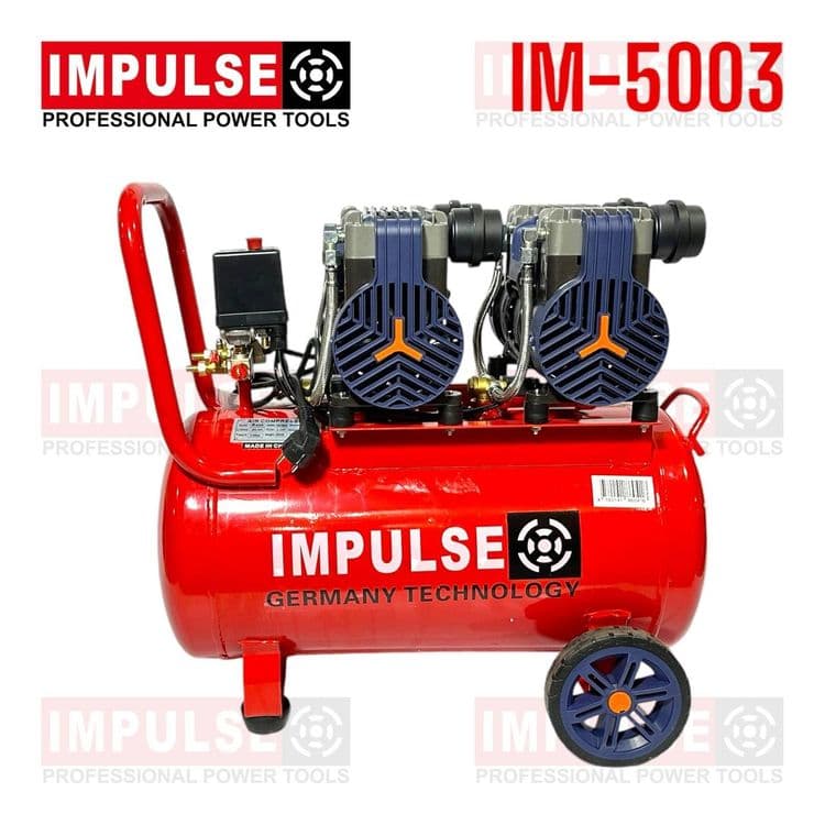 Компрессор (IMPULSE) Безмаслыный Безшумний Шумный компрессор — 1
