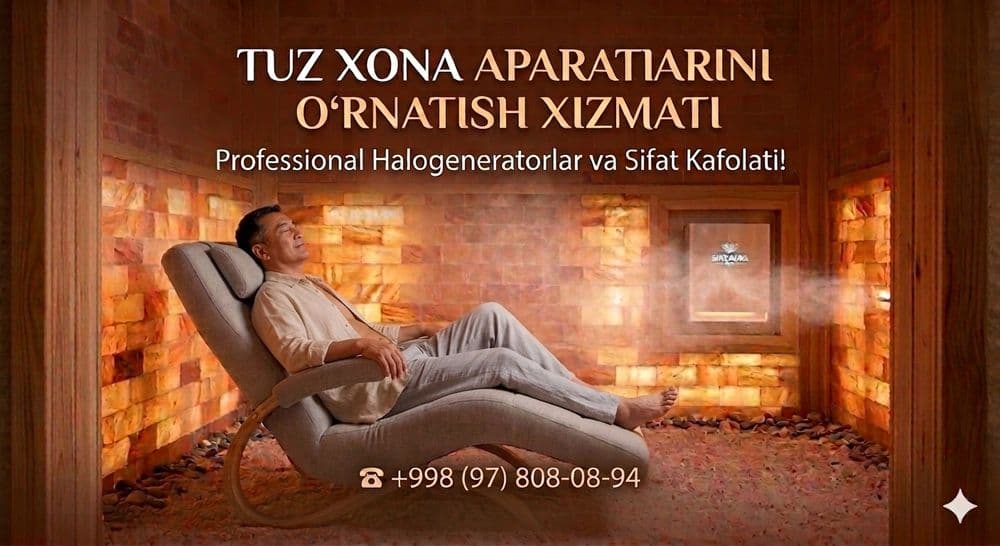 Tuz xona aparat yasab beramiz — 1